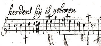 Detail uit het handschrift Beÿaert 1728