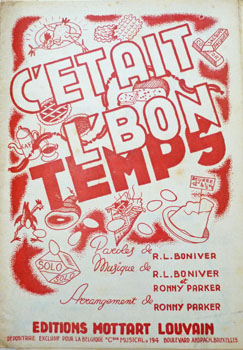 'L'bon temps' - een verwijzing naar de oorlogsschaarste door Ronny Parker (alias Robert De Kers) (JCV, Dendermonde)